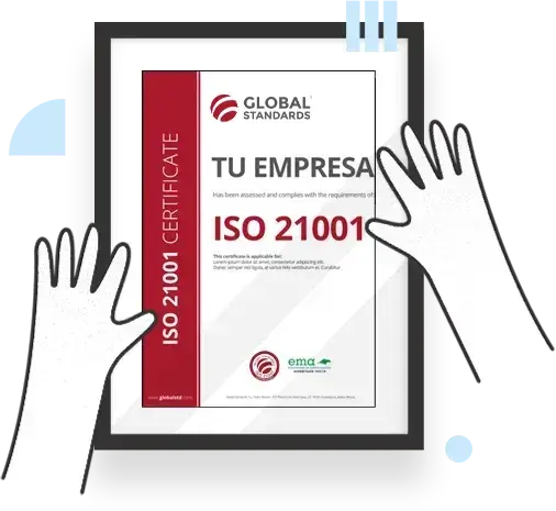 certificado iso 21001